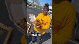 Stumbled upon this new Gullah Geechie food truck in Charlotte NC foodreview food seafood [upl. by Simonette]