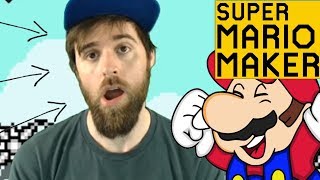 YouTube Chose This Thumbnail SUPER MARIO MAKER BECAUSE THE LEVEL GAVE ME THIS FACE [upl. by Letney]