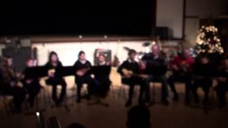 Westbury Schools Ukulele Band play Christmas carols at Matravers [upl. by Aillil]