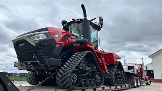 New 715 Horsepower Case IH Quadtrac Tractor Arrives At The Farm Season 5 Episode 3 [upl. by Eesdnyl]