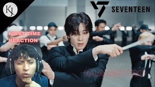 LATINO ARTIST REACTS TO SEVENTEEN 세븐틴 MAESTRO Official MV  FIRST TIME REACTION [upl. by Eednahs565]