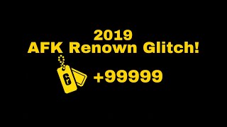 NEW 2019 AFK R6 SIEGE RENOWN GLITCH CONSOLE [upl. by Ansev]