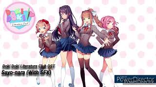 Doki Doki Literature Club OST  Sayonara Variant [upl. by Eussoj]