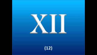 Roman Numerals 1 to 25 Roman Numbers [upl. by Jules]