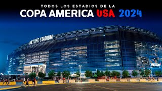 Copa America USA 2024  Todos los estadios y sedes 🇺🇸🏆🏟️ [upl. by Izzy]