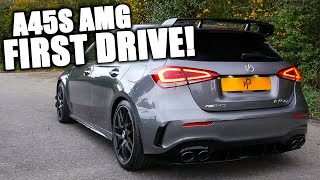 FIRST DRIVE in my A45S AMG [upl. by Yrffoeg259]