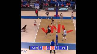 MEGA RALLİ  Türkiye 🇹🇷 🇷🇸 Sırbistan FileninSultanları Volleyball [upl. by Euh]