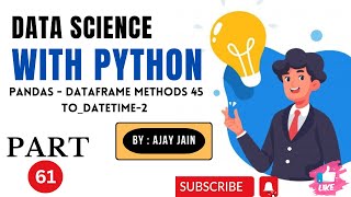 Pandas61DataFrameDataFrameMethods45 Data Science With Python HINDI [upl. by Chelsae]