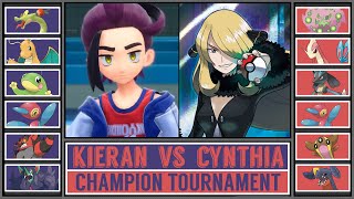 KIERAN vs CYNTHIA  Pokémon Champion Tournament Battle 5 [upl. by Carena]