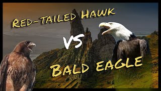 The Calls of the Bald Eagle and Redtailed Hawk [upl. by Wightman]