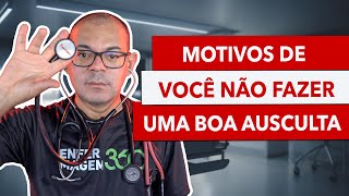 DIFICULDADE na AUSCULTA  o PROBLEMA está no seu ESTETOSCÓPIO [upl. by Razid]