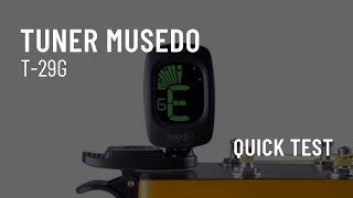 Tuner Musedo T29G Black  NoTalk  Review 1 [upl. by Haidadej]