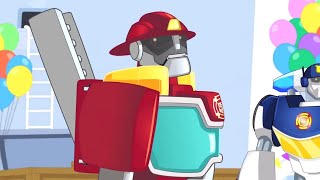 Rescue Bots Season 2 Episode 21 Odd Bot Out [upl. by Virge]