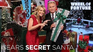 Sears Secret Santa Sweepstakes  Wheel of Fortune [upl. by Rebm]