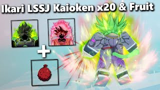 Ikari LSSJ Kaioken x20 amp Turles Fruit VS Broly  Dragon Soul [upl. by Yerhcaz]