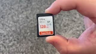 SanDisk 128GB Ultra SDXC UHS I Memory Card Review [upl. by Naud]