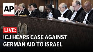 ICJ LIVE Hearings continue in Nicaragua’s case against German aid to Israel [upl. by Sydalg]