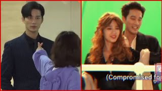 Eng Sub Hsu Thassapak and Wan Peng Cute Moments  My Girlfriend Is an Alien 2 Behind The Scenes [upl. by Anolahs612]