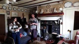 Northumbrian pipes duet Allen Valley Northumberland [upl. by Airotal]