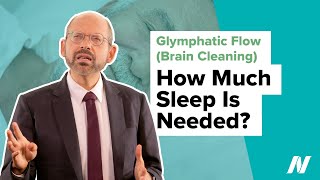 How Much Sleep Is Needed for Glymphatic Flow Brain Cleaning [upl. by Erdne]