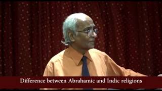 Difference between Abrahamic and Indic religions [upl. by Fiedling]