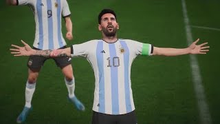 FIFA 23  ARGENTINA 🇦🇷 vs 🇧🇷 BRAZIL  FIFA WORLD CUP QATAR FINAL  MESSI VS NEYMAR JR  PS5 4K [upl. by Inaja]