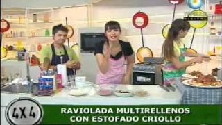 Platazo casero Ravioles multirellenos con estofado criollo Parte 1 [upl. by Nosak23]