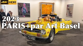 🇫🇷PARIS EXPO PARISPAR ART BASEL 2023 AVANT PREMIÈRE 4K HDR 19OCTOBER2023 [upl. by Edris]