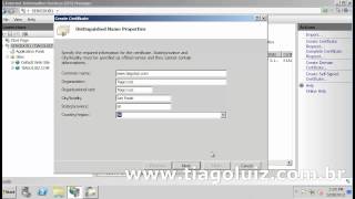 PTbr  Configurando um Site do IIS para suportar HTTPS [upl. by Amuh424]