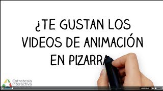 Animación en pizarra para empresas  Video Marketing [upl. by Nonad908]