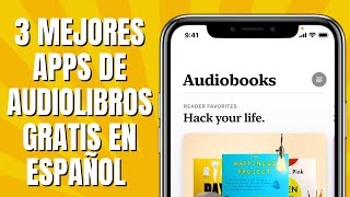 Las 3 MEJORES Apps De Audiolibros GRATIS En Español [upl. by Lenora]