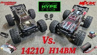 MJX HYPER GO H14BM vs 14210 UNBOXING BASH amp REVIEW 1 [upl. by Assirolc]