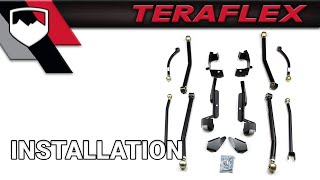 TeraFlex Install JK Long Arm Kit Part 5 of 7 [upl. by Eillom]