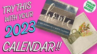 AMAZING DOLLAR TREE CALENDAR HACK insanely easy craft [upl. by Lavella]