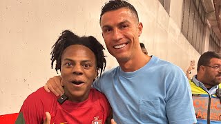 irl Portugal Game🇵🇹 Meeting Ronaldo [upl. by Isoj944]