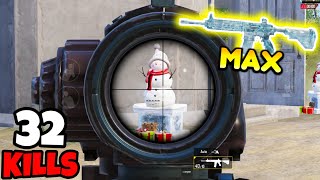 First Time Using MAX M416 Glacier in BGMI • 32 KILLS • BGMI Gameplay [upl. by Bianka744]