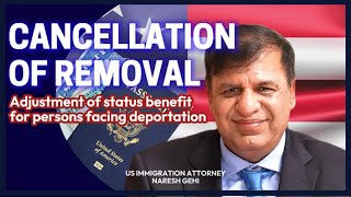 Cancellation of removal benefit for deportable persons in USA  New York Immigration lawyer [upl. by Rehptsirhc]