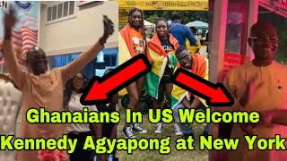 BREAKING GHANAIANS LIVING IN US WELCOME KENNEDY AGYAPONG AT NEW YORK WITH A PARTY🔥 [upl. by Domini801]