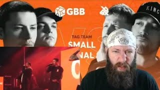 REACTION KOTCHA vs 16BITZEE  GBB19 TAG TEAM SMALL FINAL [upl. by Aliahkim]