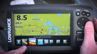 Lowrance Elite 7 HDI Fish Finder with Down Scan Overview [upl. by Nimsaj]