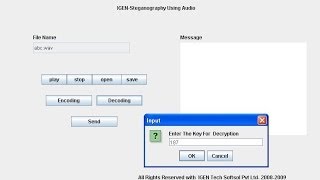 Audio Steganography Project in Java Report and PPT [upl. by Ycniuqal237]