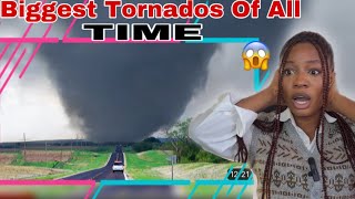 NIGERIAN Reacts To THE BIGGEST TORNADOS OF ALL TIME 😱 [upl. by Sirapal]