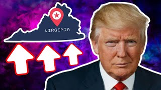 BOOM Trump gets amazing Virginia poll is it a swing state [upl. by Aniret356]