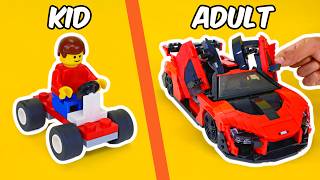 KID vs ADULT LEGO builder [upl. by Imrots]