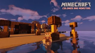 TIME TO BUILD Minecraft Colonies and Monsters S2 E3 [upl. by Calore]