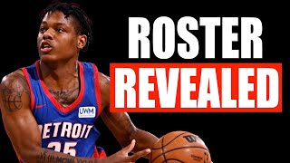 Pistons Summer League Roster Officially Revealed [upl. by Yelnahs]