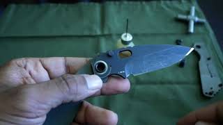 Strider Knives reassembly adjustment and lubrication [upl. by Lorenzo722]