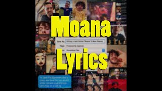 GEazy  Moana Ft Jack Harlow lyrics [upl. by Ssor]