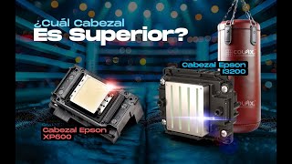 Comparativo de cabezales XP600 versus i3200 [upl. by Flessel330]