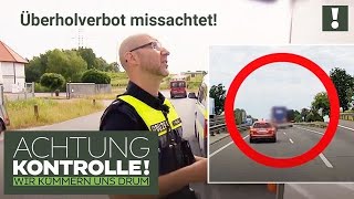 😧 LKW überholt trotz VERBOT direkt vor Polizeiauto  Achtung Kontrolle [upl. by Rick]